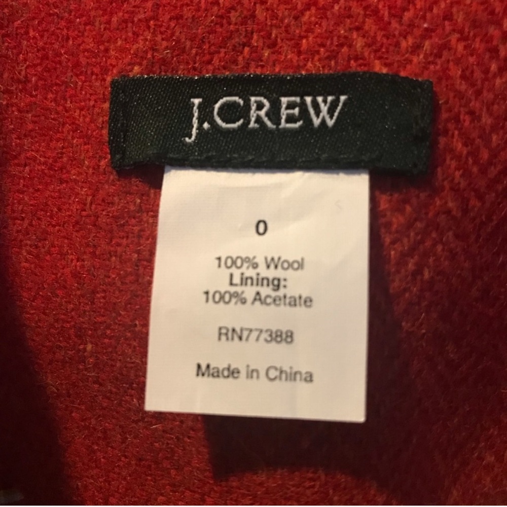 J. Crew Scottish Robert Noble Red Blazer 0 - Picture 6 of 11